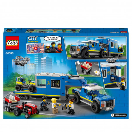 Lego 60315 Camion centro di comando della polizia