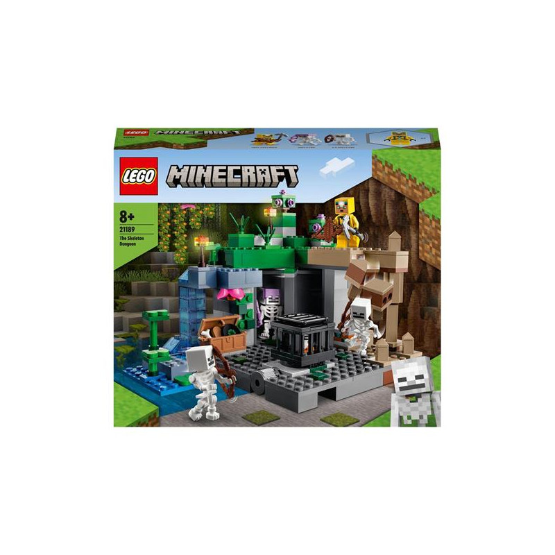 lego 21189 minecraft le segrete dello scheletro