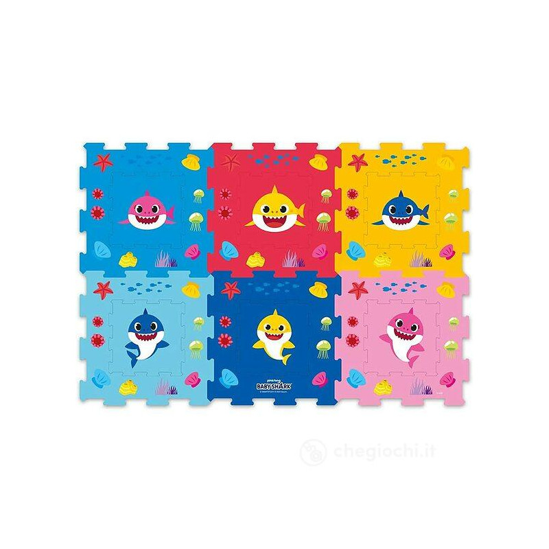 BABY SHARK TAPPETO PUZZLE