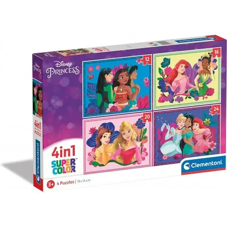 4IN1 PUZZLE DISNEY PRINCESS