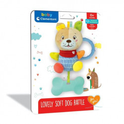 SOFT DOG RATTLE 2022-K