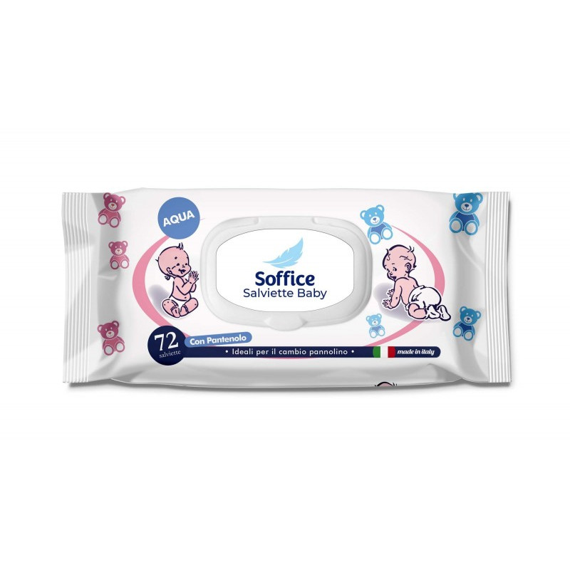 SOFFICE SALVIETTA BABY AQUA72P